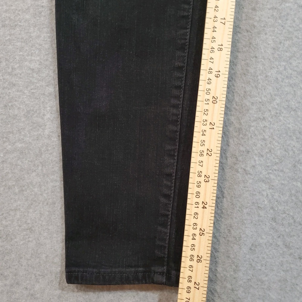 Madewell‎ Jeans Size 32 Womens RoadTripper Skinny Wash Black Denim Pants Stretch - Picture 5 of 11